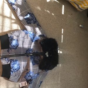 Floral printed jacket